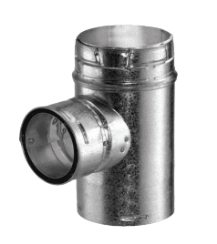 DuraVent Type B Gas Vent 5 to 3 Inch Reduction Tee