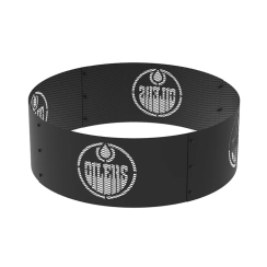 Blue Sky Edmonton Oilers 36 Inch Round Woodburning NHL Fire Ring