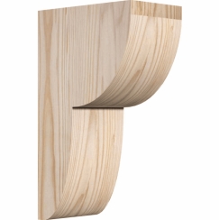Ekena Millwork 4 Inch Rough Sawn Crestline Corbel