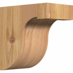 Ekena Millwork 4 Inch Rough Sawn Del Monte Corbel