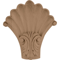 Ekena Millwork 5 1/4 Inch Medium Acanthus In Shell Corbel