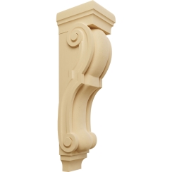 Ekena Millwork 9 Inch Super Jumbo Traditional Wood Corbel
