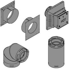 Empire Top Vent Fireplace Venting Kit