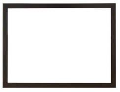 Empire 36 Inch Premium Tahoe Peninsula Fireplace 2 Inch Beveled Window Frame - Bronze