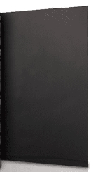 Empire Black Porcelain Liner for 36 Inch Fireplaces