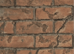 Empire Cracked Red Fire Brick Liner for Rushmore 40 Inch Direct Vent See-Through Fireplaces
