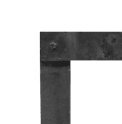 Empire Decorative Front - Forged Iron Frame in Distressed Pewter - For Boulevard DVLL48BP92 Models