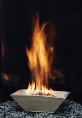 Empire Decorative White Piazza Media Vessel for DVLL27 Fireplaces