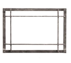 Empire Forged Iron Frame and Rectangular Inset Kit