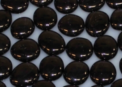 Empire Onyx Solid Decorative Glass Drops for Contemporary Gas Burners - 3 Square Feet