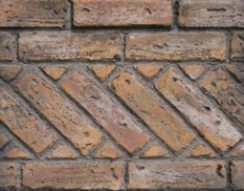 Empire Rustic Banded Brick Ceramic Fireplace Liner for DVTL27 Series Fireplaces