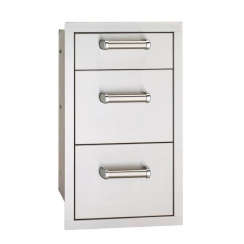 Fire Magic Premium Flush Soft Close 14 Inch Triple Drawers