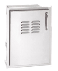 Fire Magic Select Single Access Door with Tank Tray and Louvers