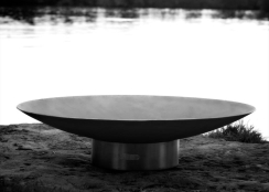 Fire Pit Art 70 Inch Bella Vita Wood Burning Fire Bowl