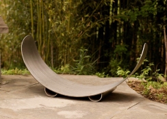 Fire Pit Art Carbon Crescent Log Rack