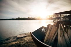 Fire Pit Art Namaste Wood Burning Fire Bowl