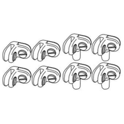 Firegear Windshield Corner Brackets - Set of 8