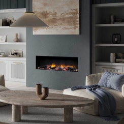 Flamerite Fires 40 Inch E-FX 1000 Slim Line Traditional Built in Electric Fireplace
