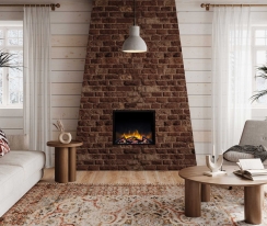 Flamerite Fires 24 Inch E-FX 600 Slim Line Traditional Built in Electric Fireplace