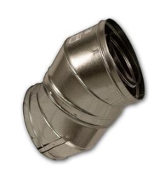 Superior 8HT 8-Inch Inner Diameter High Temp Chimney Elbow Kit - 30 Degree