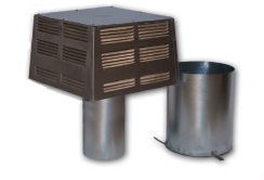 Superior 8DM Square Chimney Top with Slip Section - For 8-Inch Inner Diameter Superior 8DM Chimney