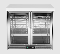 Whistler Grills White and Grey Double Door Fridge Cabinet