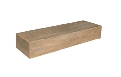 Lexington Hearth 2 Feet Extension for Flat Sawn Beam Non-Combustible Mantel Shelves