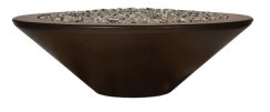Fire By Design 36 Inch Round Geo Essex Gas Fire Bowl