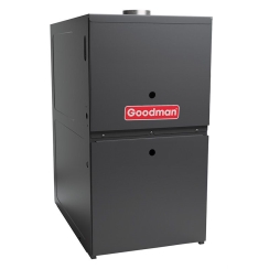 Goodman 40K BTU Downflow/Horizontal Single Stage Gas Furnace with 9-Speed ECM Motor