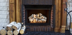 Grand Canyon 24 Inch Quaking Aspen See-Through Gas Log Set