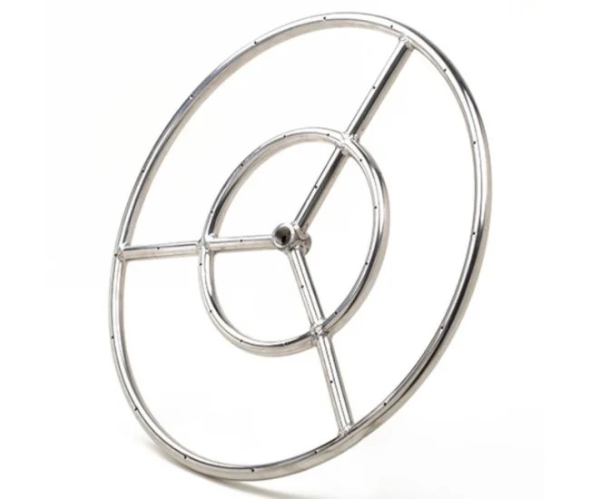 Grand Canyon 12 Inch 3-Spoke Stainless Steel Fire Ring