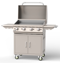 Bull Outdoors 30 Inch Outdoor Gas Griddle with Cart