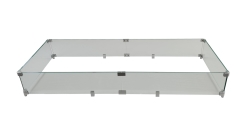 Pyromania Fire Features Glass Wind Guard for Alchemy Fire Tables