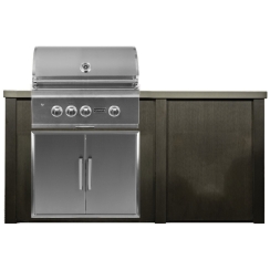Haven Outdoor 6 Foot Coyote Outdoor Kitchen Island