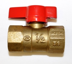 Hearth Products Controls 1/2 Inch Manual Ball Valve