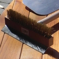 Hearth Products Controls 12 x 38 Inch Pizza Oven Brush with Scraper