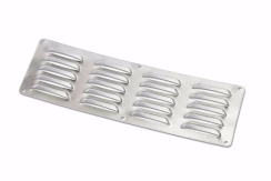 Hearth Products Controls 14 x 4 1/2 Inch Louvered Stainless Steel Enclosure Vent