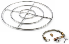Hearth Products Controls 36 High Capacity Fire Pit Kit with Round