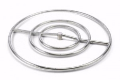 Hearth Products Controls 30 Inch Stainless Steel Fire Ring Kit - Match Lit