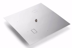 Hearth Products Controls 36 Inch High Capacity Flat Square Fire Pit Pan