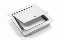Hearth Products Controls 8 x 8 Inch Stainless Steel Recessed Mount Fire Pit Enclosure Access Door with Cam Latch