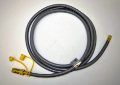 Hearth Products Controls 8' Gas Hose for Fire Pits with Quick Disconnect
