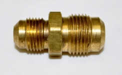 Hearth Products Controls Brass Reducing Union - 3/8 Inch - 1/2 Inch Tube Ends