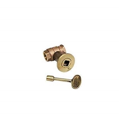 Hearth Products Controls High Capacity Straight Key Valve Kit with Key - Flange - & Valve