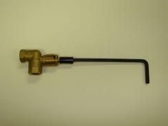 Hearth Products Controls MA7B Angled Manual Control Valve with 7 Inch Stem Extension