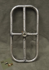 Hearth Products Controls Rectangular Stainless Steel Propane Outdoor Fire Ring - 12 Inch x 6 Inch