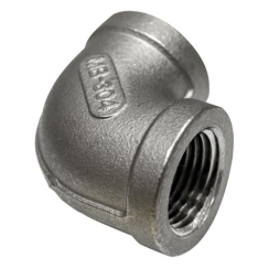 Hearth Products Controls Replacement 1/2 Inch Stainless Steel Female to Female Elbow