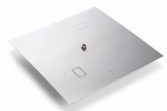 Hearth Products Controls 18 Inch Stainless Steel Square Flat Burner Pan