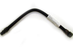 Hearth Products Controls Standard-Capacity Black Stainless Steel Flex Gas Line - 24 Inch