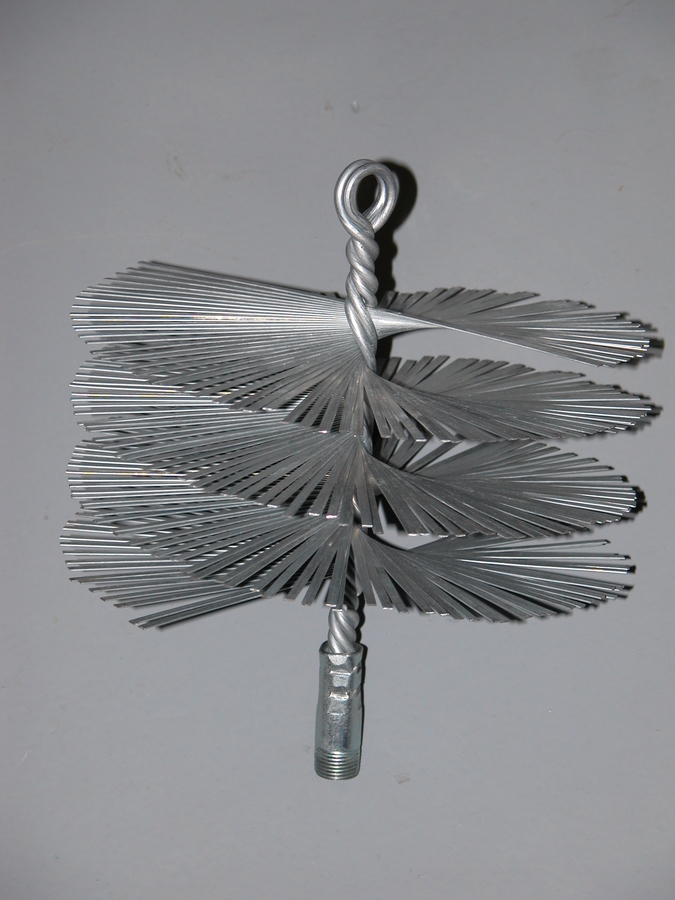 AW Perkins 6 Inch Round Heavy Duty Flat Wire Chimney Brush